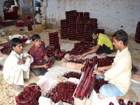 Strike and recession dull tinkling of bangles